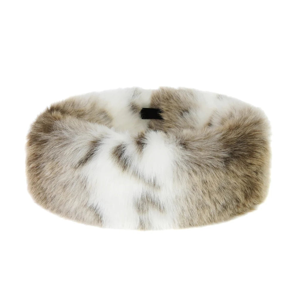 Lynx Faux Fur Huff