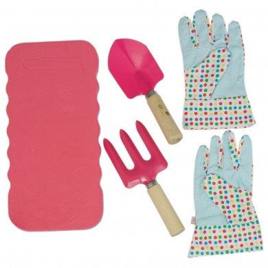 Girls Fun Pink Gardening Set